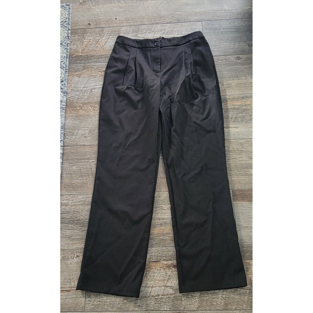 Sincerely Jules Pleated Dress Pants Women's Size XL Black Pockets